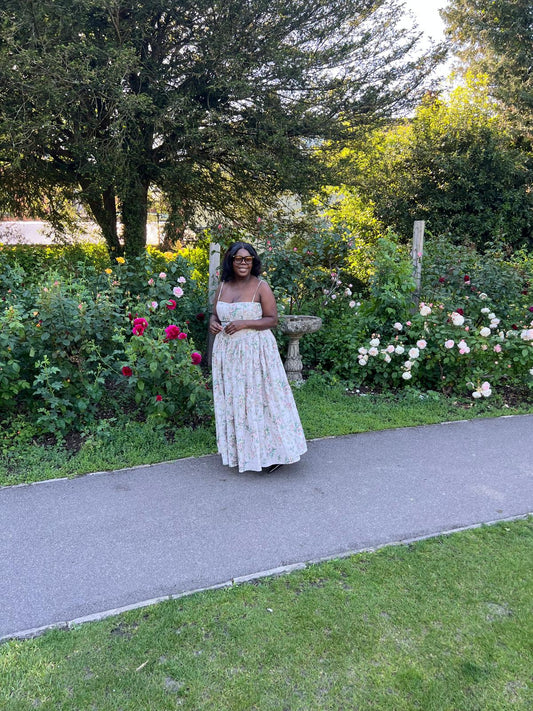 Rose Garden Corset Midi Dress